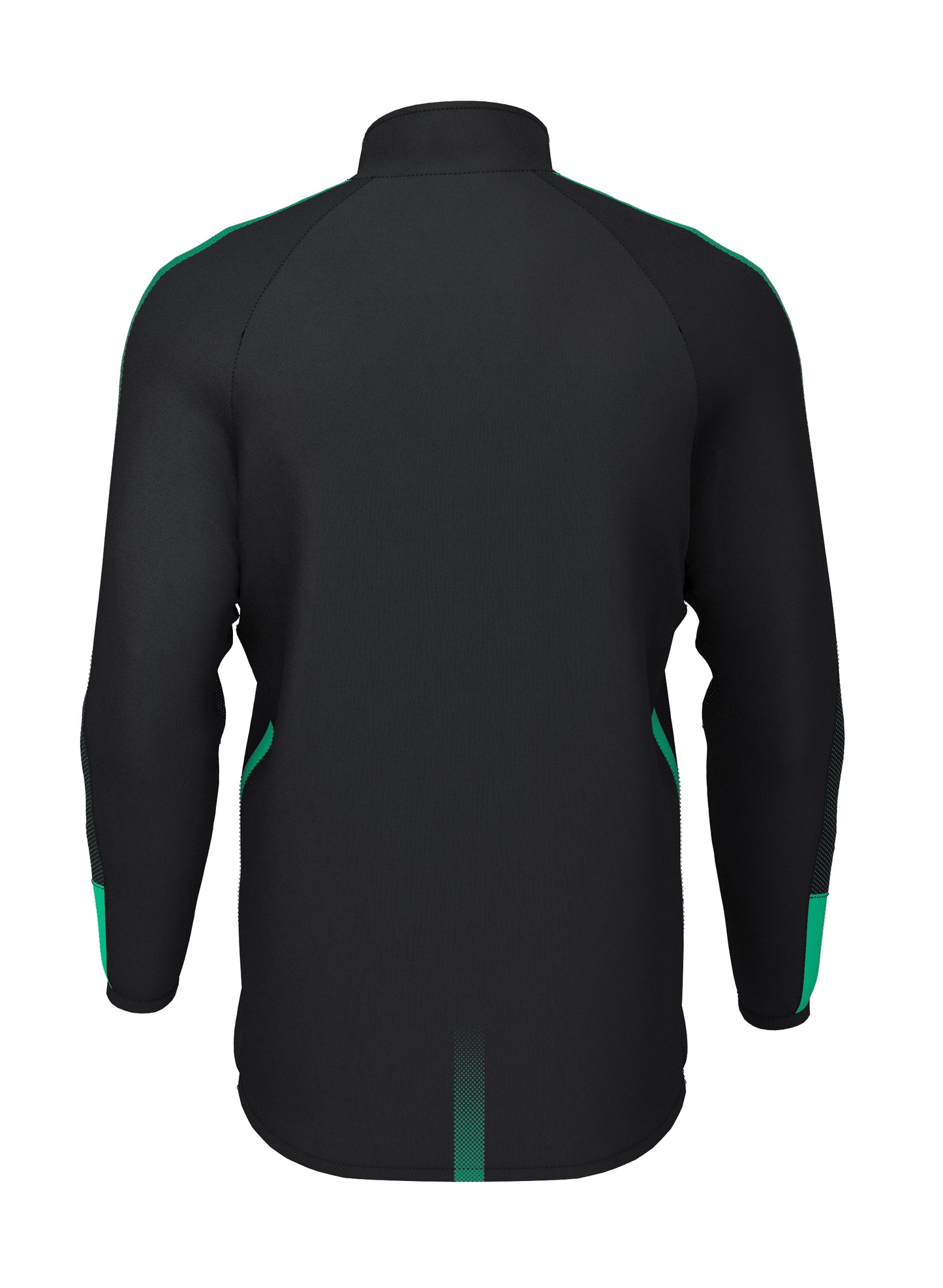 Pro Team 1/4 Zip Mid layer Black/Green