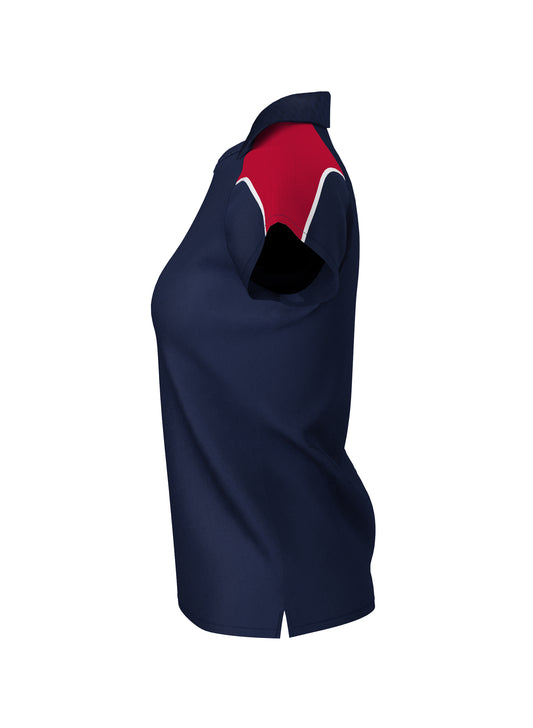 WOMEN'S POLO (Navy/Red)