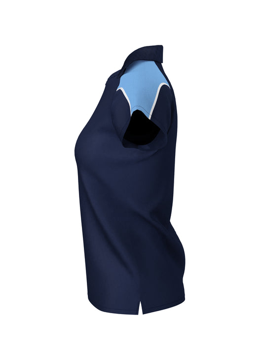 WOMEN'S POLO (Navy/Sky)