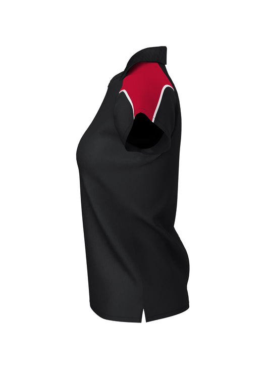WOMEN'S POLO (Black/Red)