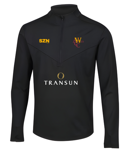 Premium 1/4 Zip Mid layer Black