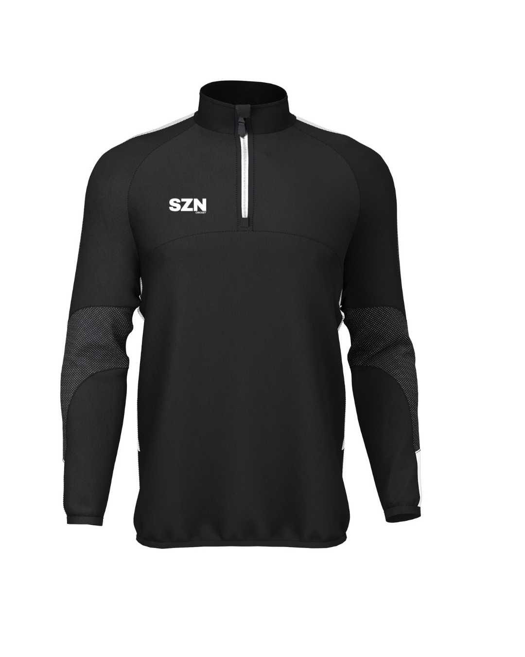 Pro Team 1/4 Zip Mid layer Black/White