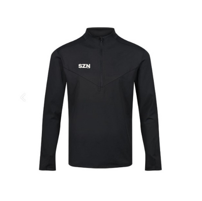 Premium 1/4 Zip Mid layer Black