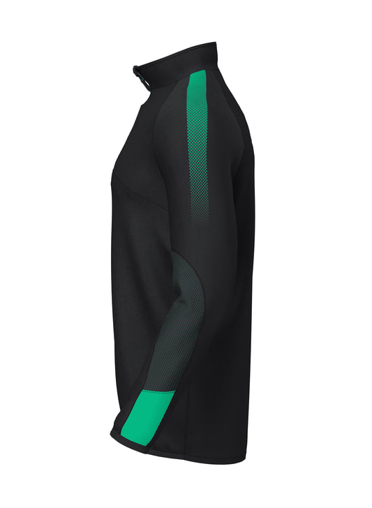 Pro Team 1/4 Zip Mid layer Black/Green