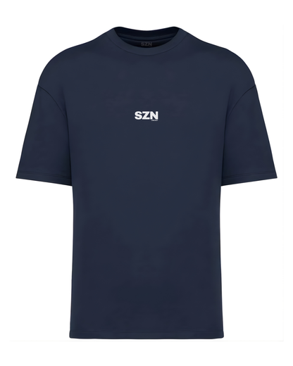 Navy Heavyweight Cotton Tee Shirt