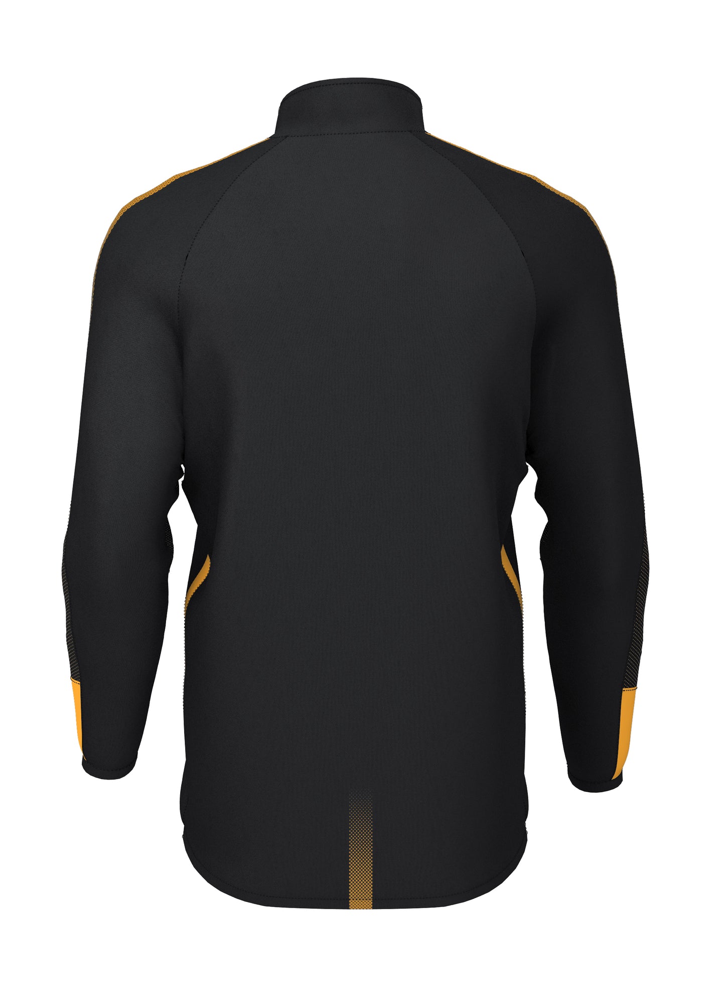 Pro Team 1/4 Zip Mid layer Black/Orange