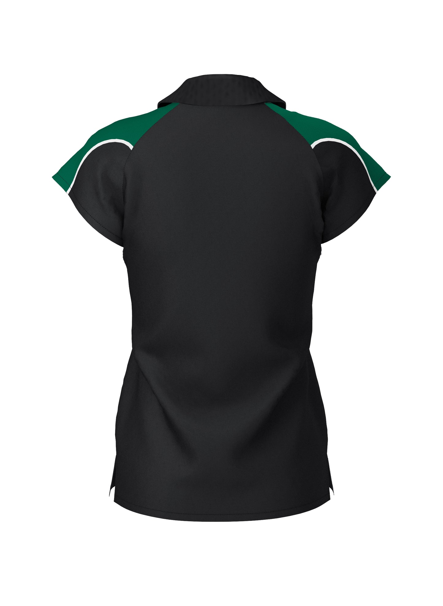 WOMEN'S POLO (Black/Green)