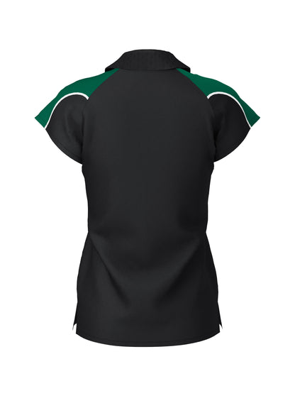 WOMEN'S POLO (Black/Green)