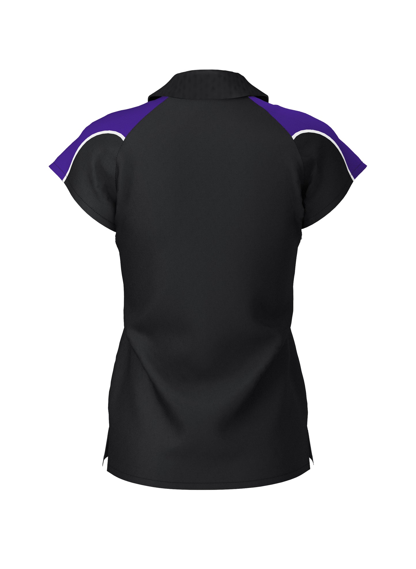 WOMEN'S POLO (Black/Purple)