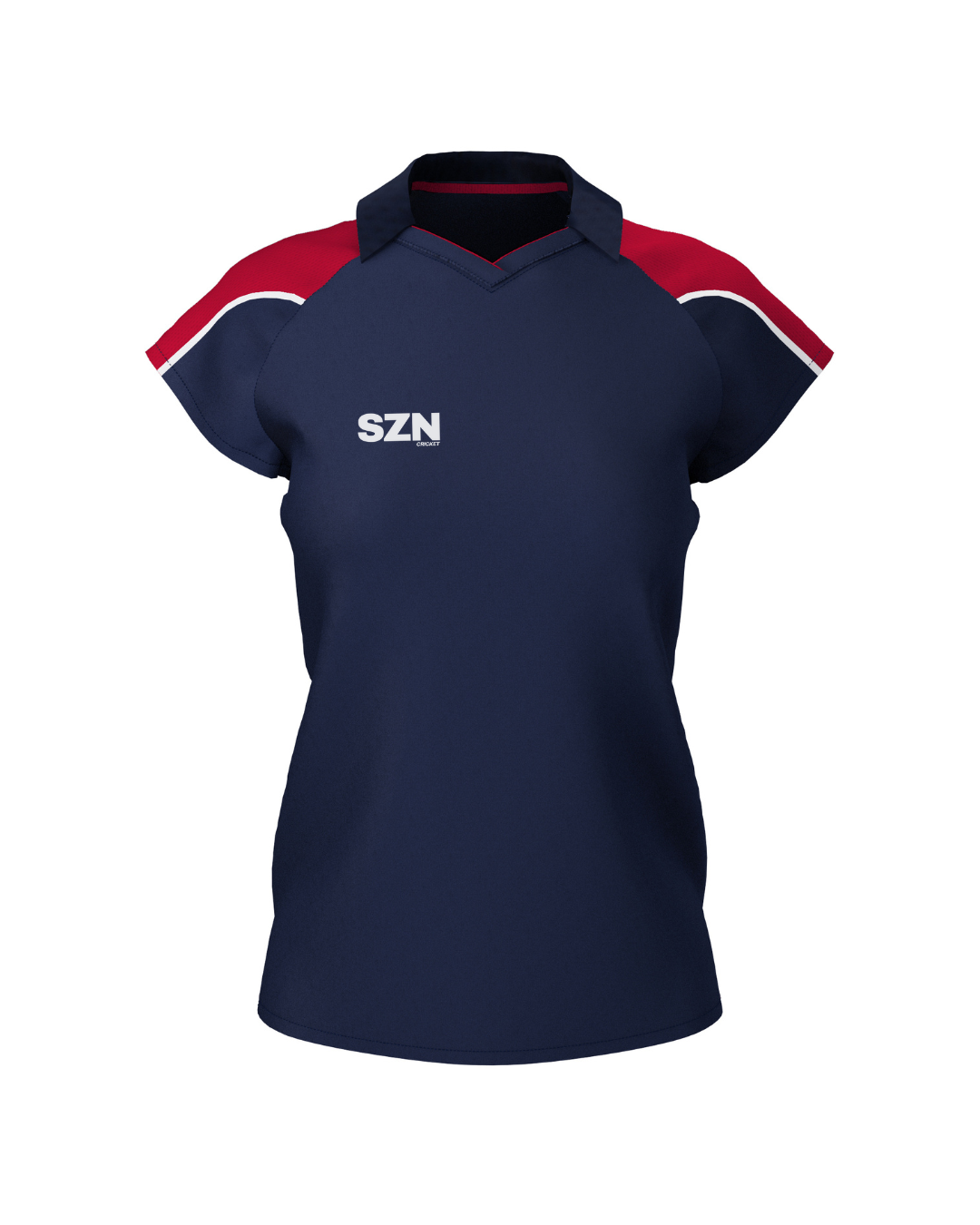 WOMEN'S POLO (Navy/Red)