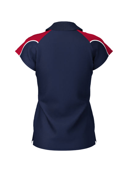 WOMEN'S POLO (Navy/Red)