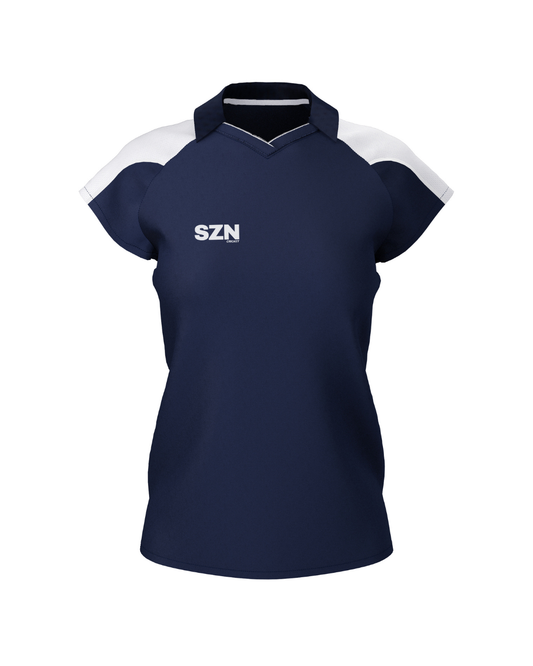WOMEN'S POLO (Navy/White)