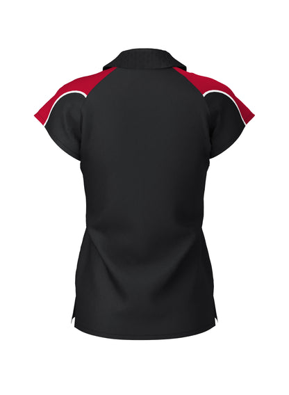 WOMEN'S POLO (Black/Red)