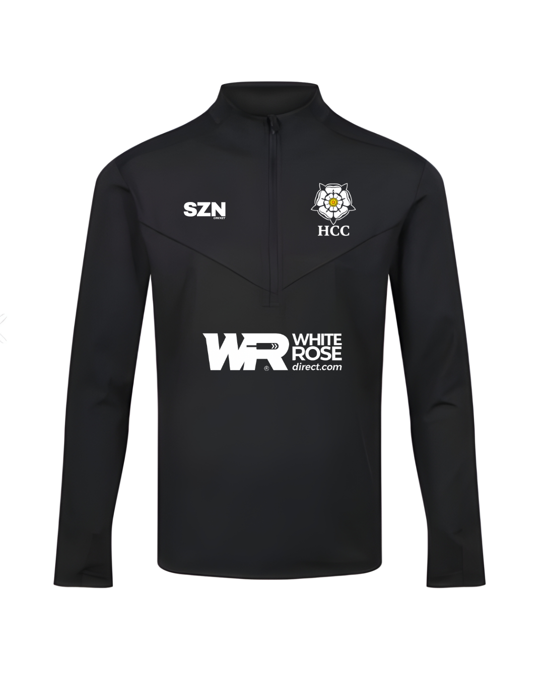 Premium 1/4 Zip Mid layer Black