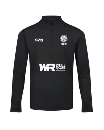 Premium 1/4 Zip Mid layer Black